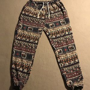 Patterned Joggers